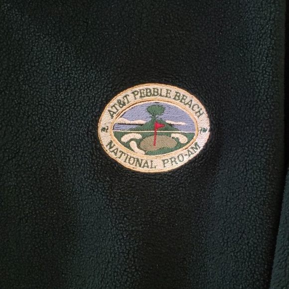 Pebble Beach Golf Links Fleece w/front Zipper - Picture 2 of 3